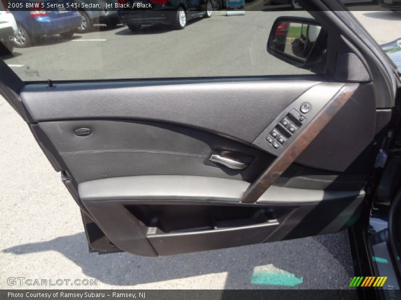 Jet Black / Black 2005 BMW 5 Series 545i Sedan