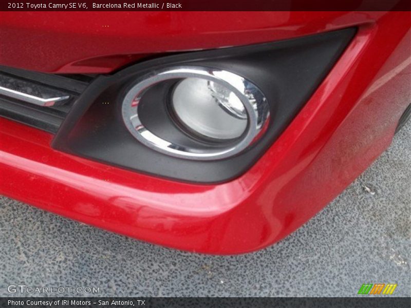 Barcelona Red Metallic / Black 2012 Toyota Camry SE V6