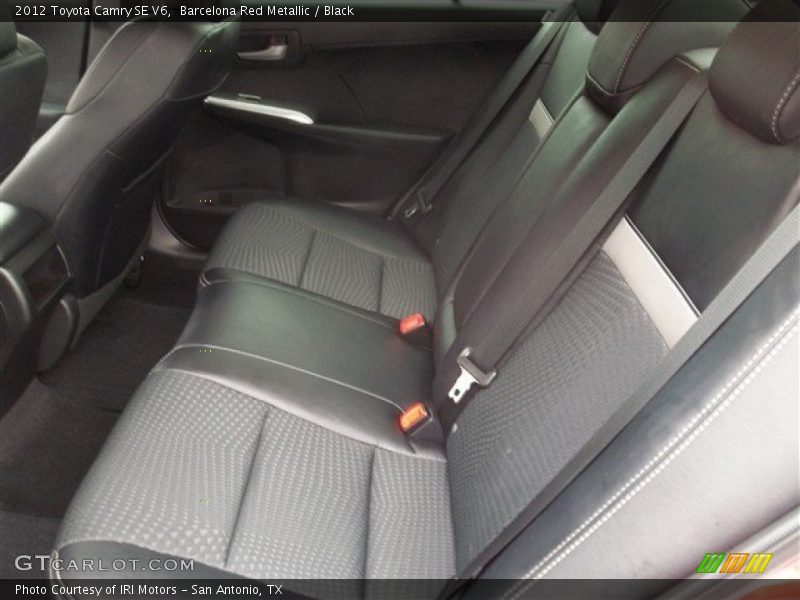 Barcelona Red Metallic / Black 2012 Toyota Camry SE V6