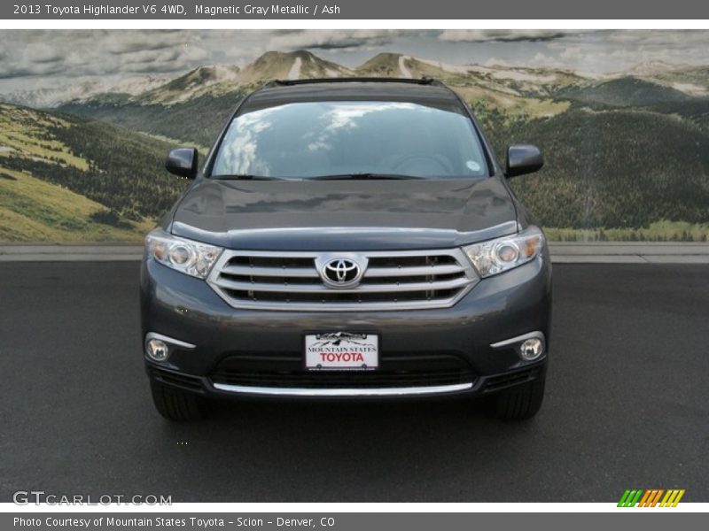 Magnetic Gray Metallic / Ash 2013 Toyota Highlander V6 4WD