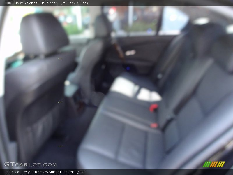 Jet Black / Black 2005 BMW 5 Series 545i Sedan