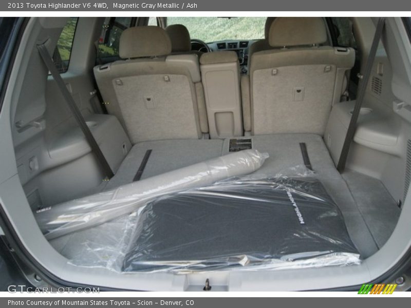 Magnetic Gray Metallic / Ash 2013 Toyota Highlander V6 4WD
