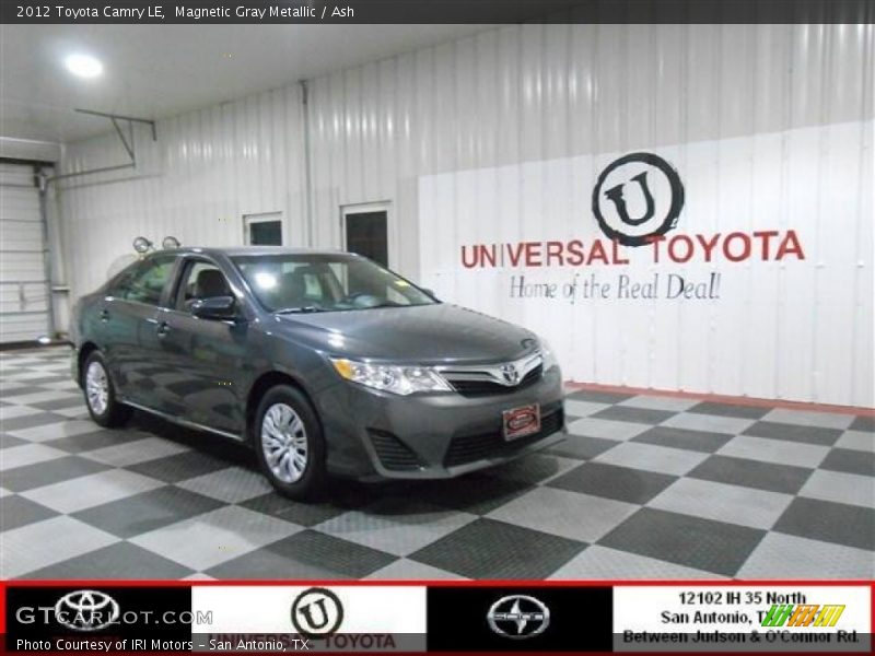 Magnetic Gray Metallic / Ash 2012 Toyota Camry LE