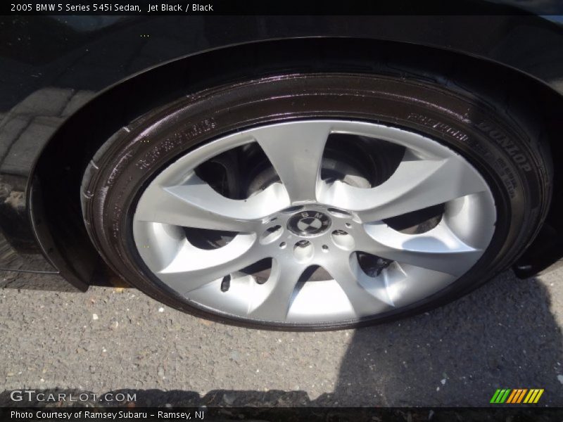 Jet Black / Black 2005 BMW 5 Series 545i Sedan