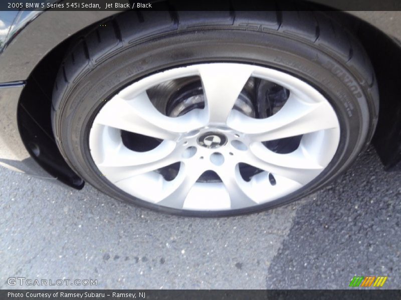 Jet Black / Black 2005 BMW 5 Series 545i Sedan