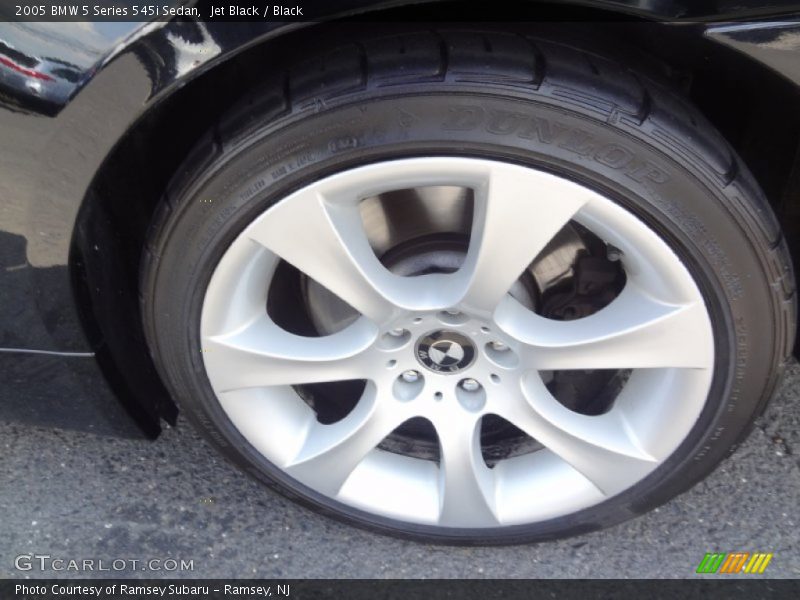 Jet Black / Black 2005 BMW 5 Series 545i Sedan