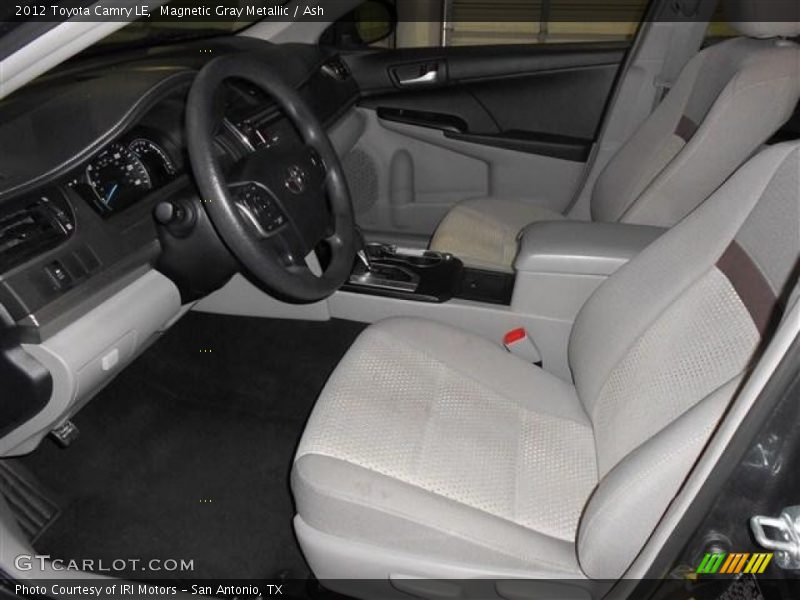 Magnetic Gray Metallic / Ash 2012 Toyota Camry LE