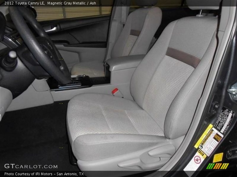 Magnetic Gray Metallic / Ash 2012 Toyota Camry LE