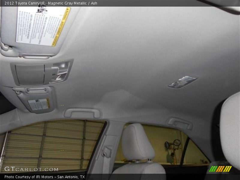 Magnetic Gray Metallic / Ash 2012 Toyota Camry LE
