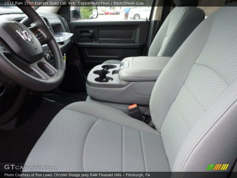 Copperhead Pearl / Black/Diesel Gray 2013 Ram 1500 Express Quad Cab 4x4