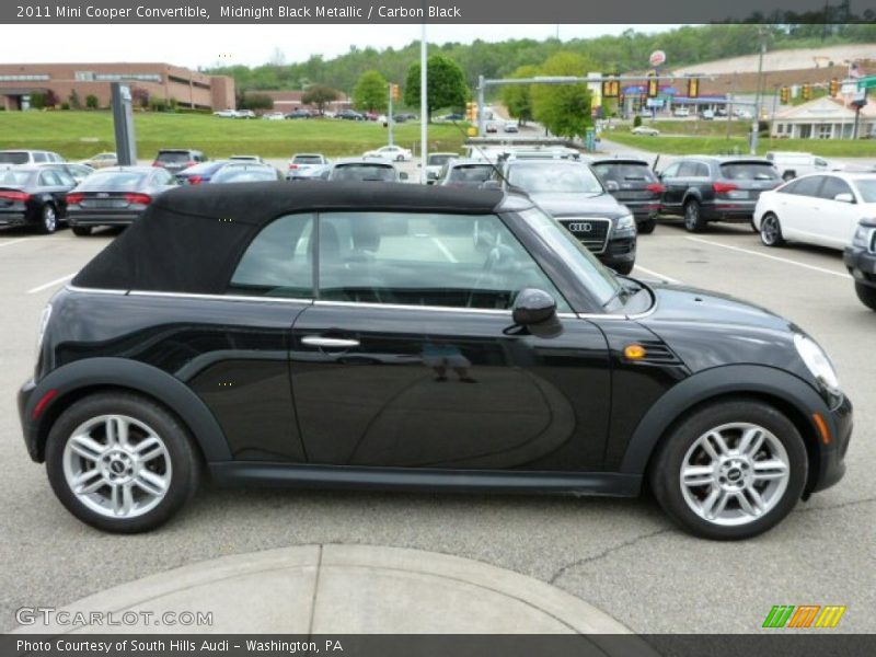 Midnight Black Metallic / Carbon Black 2011 Mini Cooper Convertible