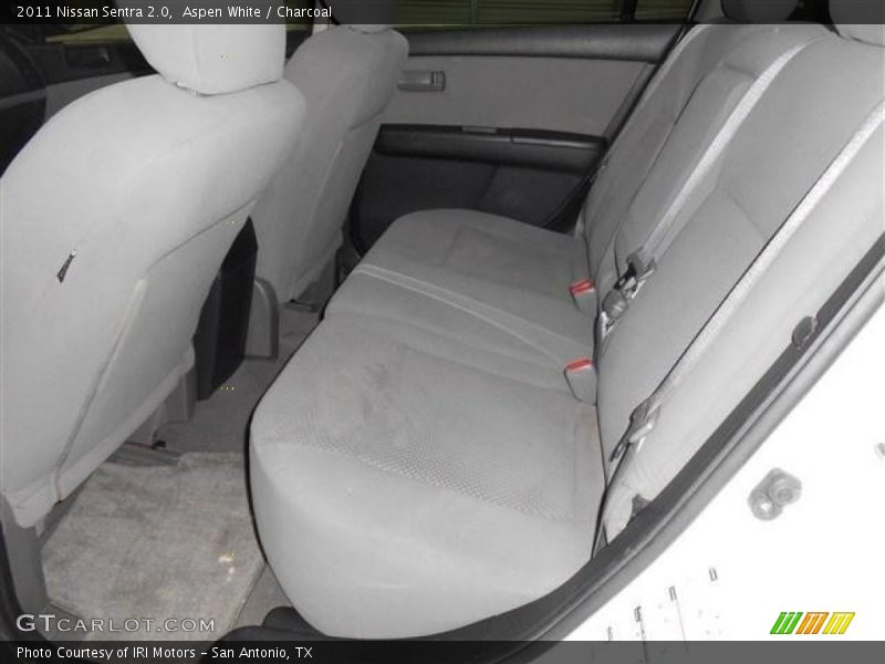 Aspen White / Charcoal 2011 Nissan Sentra 2.0