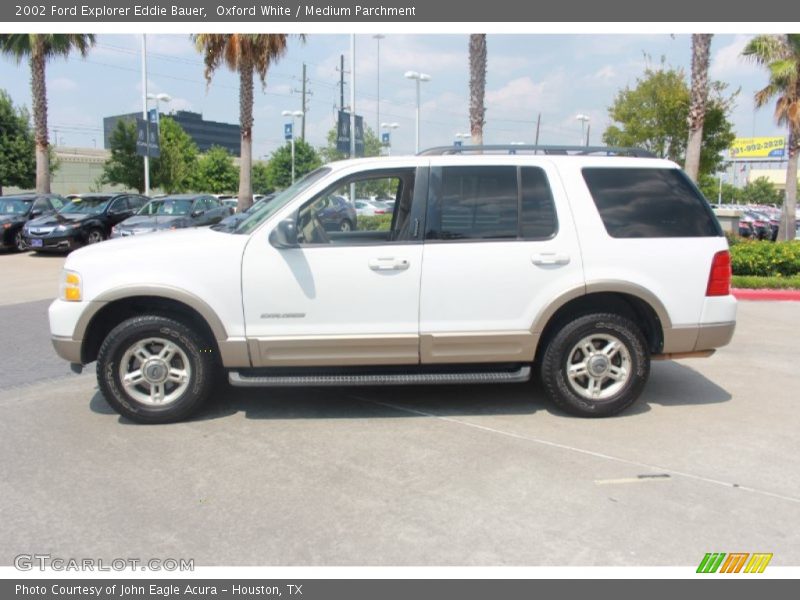 Oxford White / Medium Parchment 2002 Ford Explorer Eddie Bauer