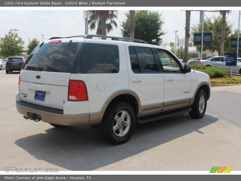 Oxford White / Medium Parchment 2002 Ford Explorer Eddie Bauer