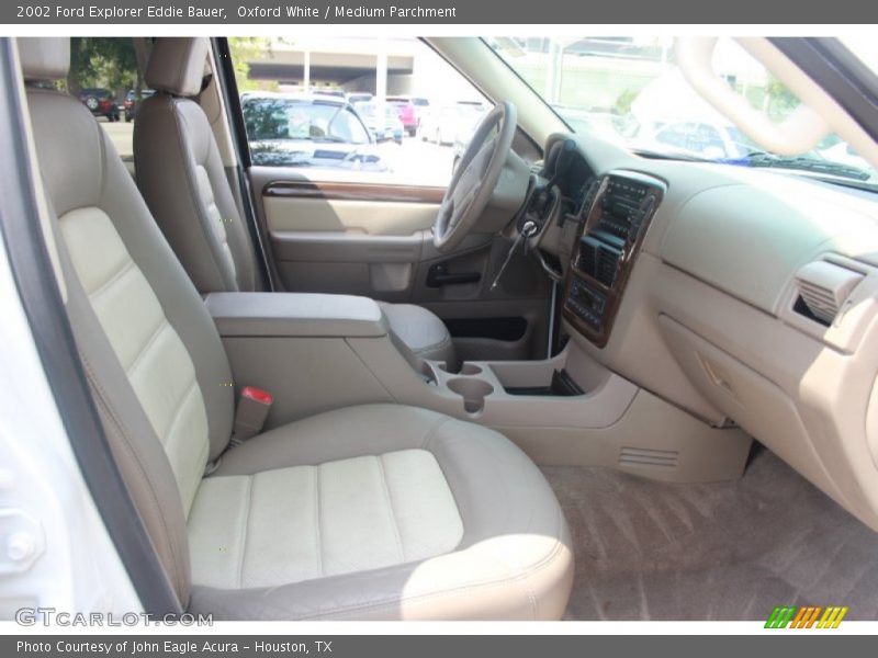 Oxford White / Medium Parchment 2002 Ford Explorer Eddie Bauer