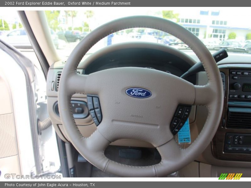 Oxford White / Medium Parchment 2002 Ford Explorer Eddie Bauer