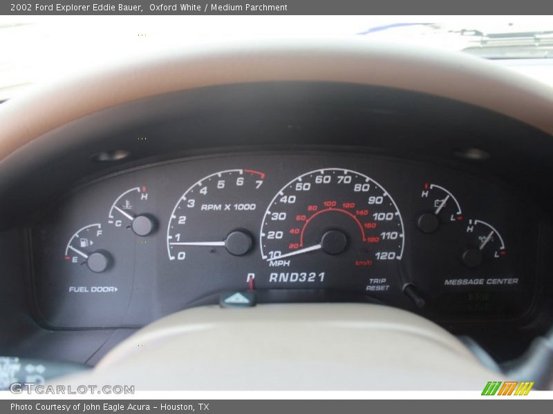 Oxford White / Medium Parchment 2002 Ford Explorer Eddie Bauer