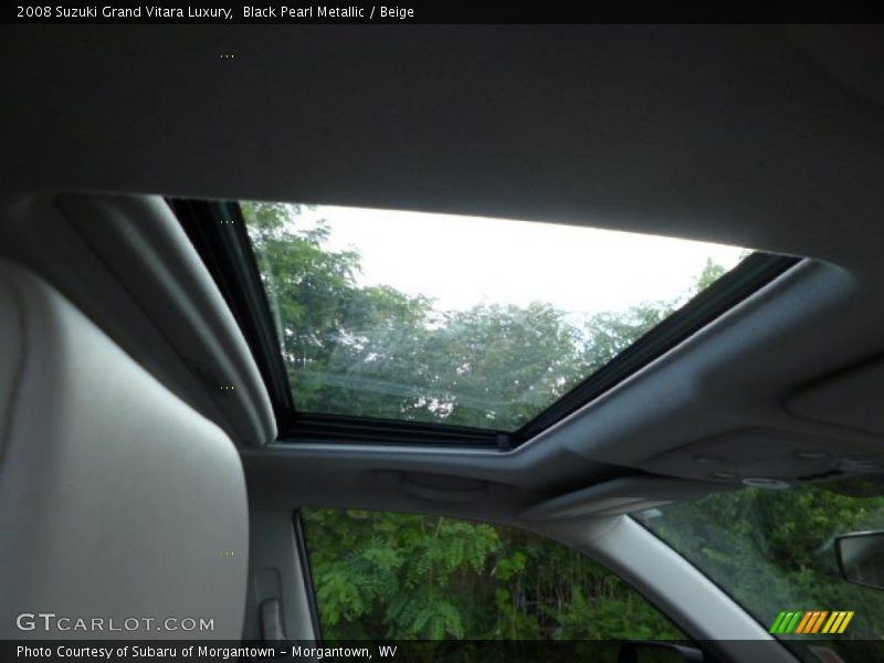 Black Pearl Metallic / Beige 2008 Suzuki Grand Vitara Luxury