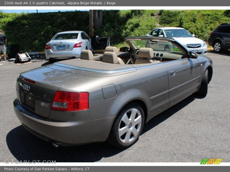 Alpaka Beige Metallic / Beige 2006 Audi A4 3.0 quattro Cabriolet