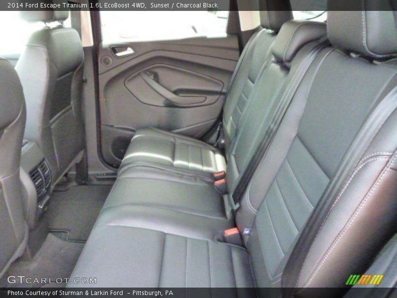 Sunset / Charcoal Black 2014 Ford Escape Titanium 1.6L EcoBoost 4WD