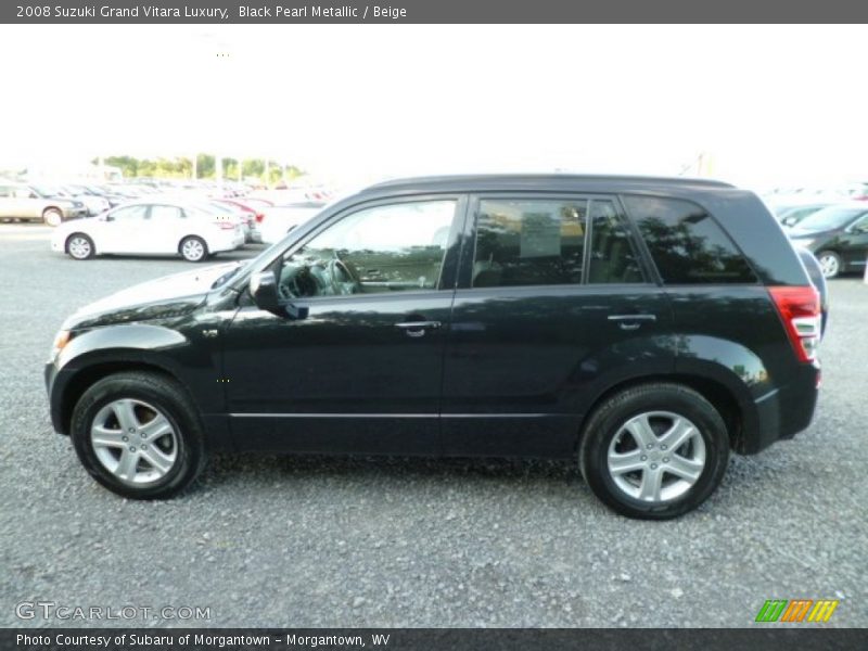 Black Pearl Metallic / Beige 2008 Suzuki Grand Vitara Luxury