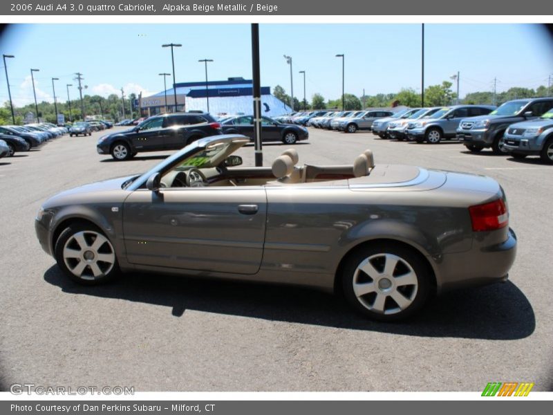 Alpaka Beige Metallic / Beige 2006 Audi A4 3.0 quattro Cabriolet