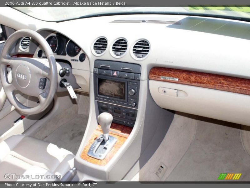 Alpaka Beige Metallic / Beige 2006 Audi A4 3.0 quattro Cabriolet