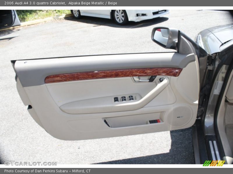 Alpaka Beige Metallic / Beige 2006 Audi A4 3.0 quattro Cabriolet