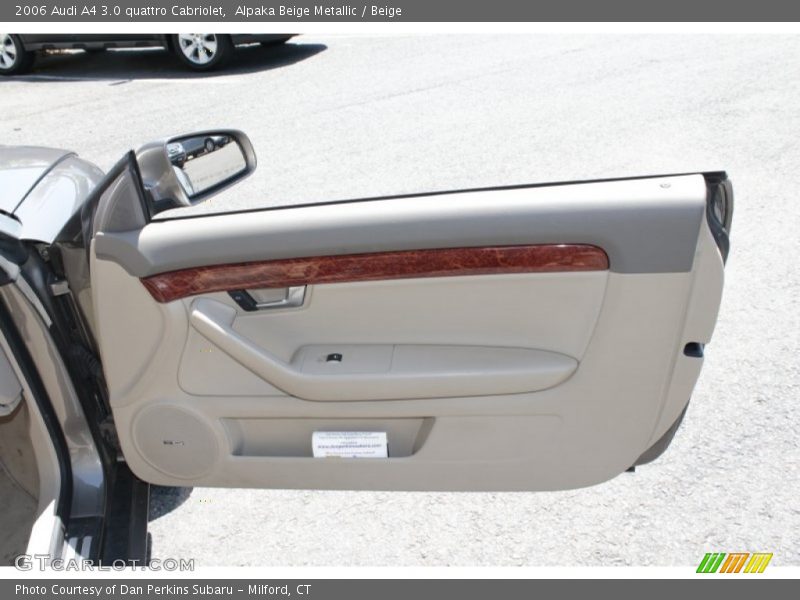 Alpaka Beige Metallic / Beige 2006 Audi A4 3.0 quattro Cabriolet