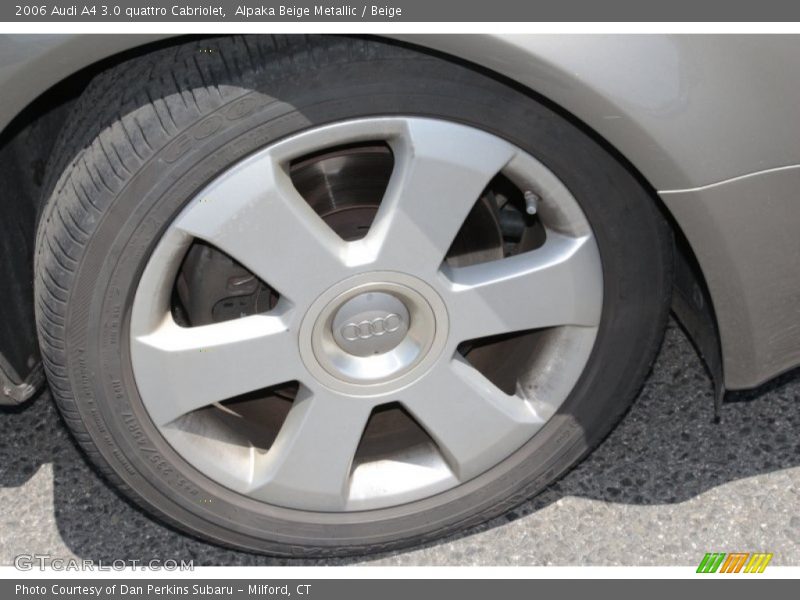 Alpaka Beige Metallic / Beige 2006 Audi A4 3.0 quattro Cabriolet