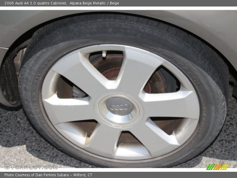 Alpaka Beige Metallic / Beige 2006 Audi A4 3.0 quattro Cabriolet