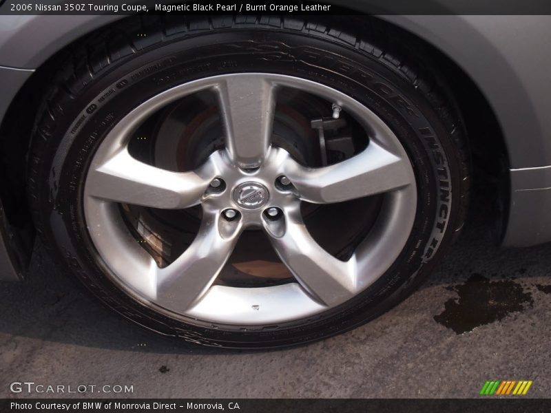 Magnetic Black Pearl / Burnt Orange Leather 2006 Nissan 350Z Touring Coupe
