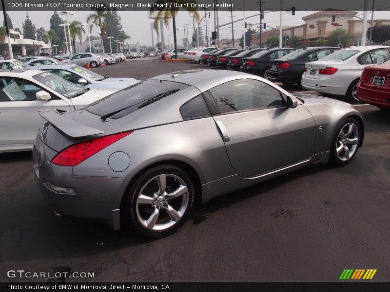 Magnetic Black Pearl / Burnt Orange Leather 2006 Nissan 350Z Touring Coupe