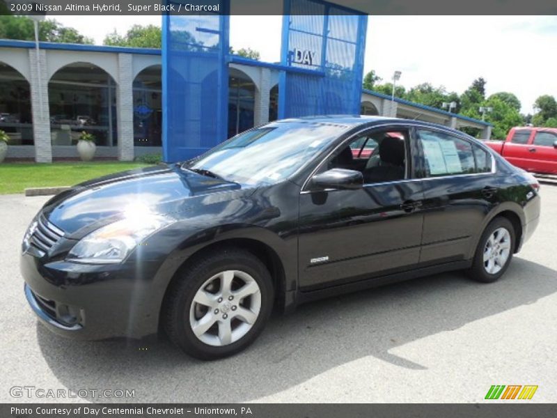 Super Black / Charcoal 2009 Nissan Altima Hybrid