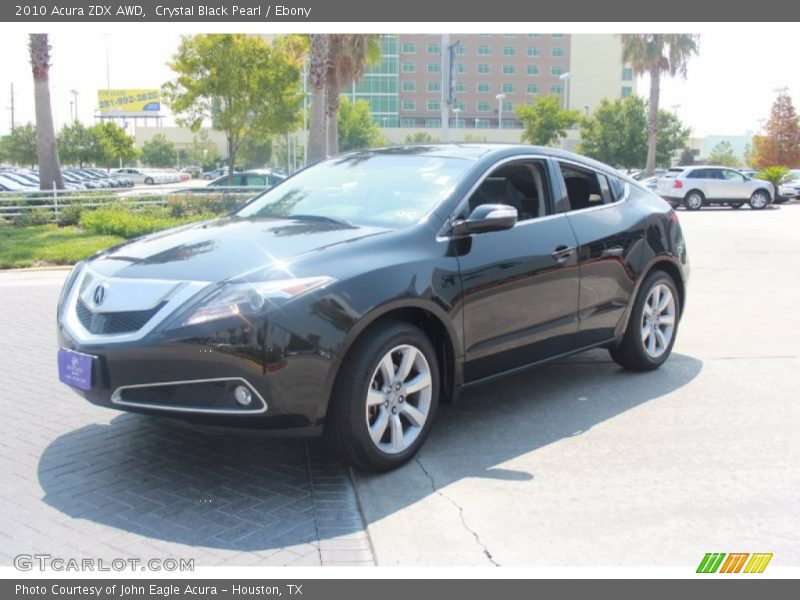 Crystal Black Pearl / Ebony 2010 Acura ZDX AWD