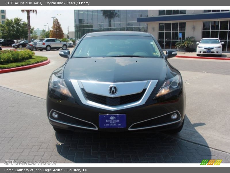 Crystal Black Pearl / Ebony 2010 Acura ZDX AWD
