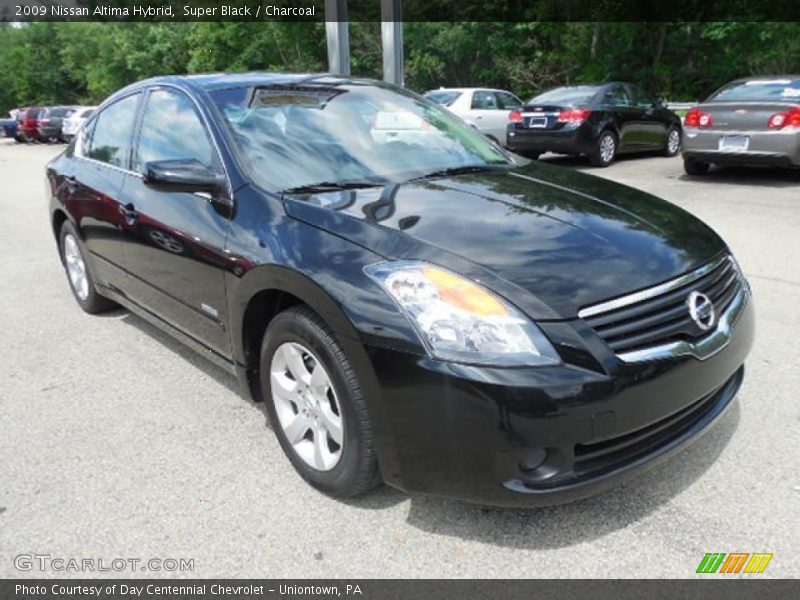Super Black / Charcoal 2009 Nissan Altima Hybrid