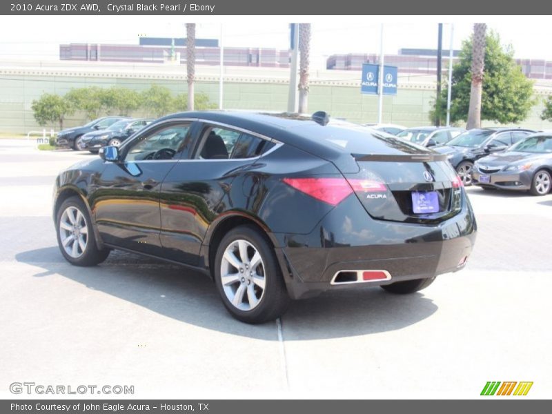 Crystal Black Pearl / Ebony 2010 Acura ZDX AWD