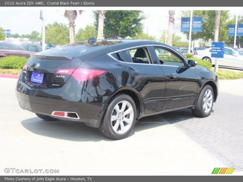 Crystal Black Pearl / Ebony 2010 Acura ZDX AWD
