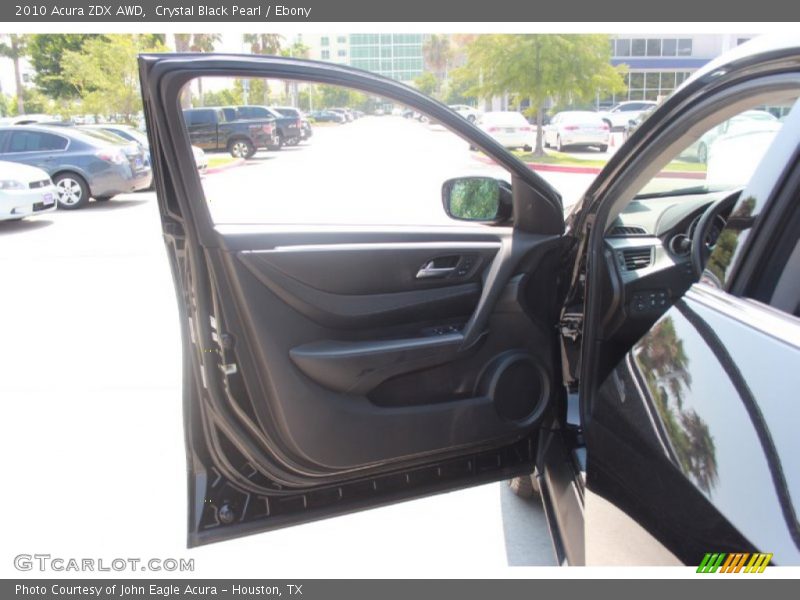 Crystal Black Pearl / Ebony 2010 Acura ZDX AWD
