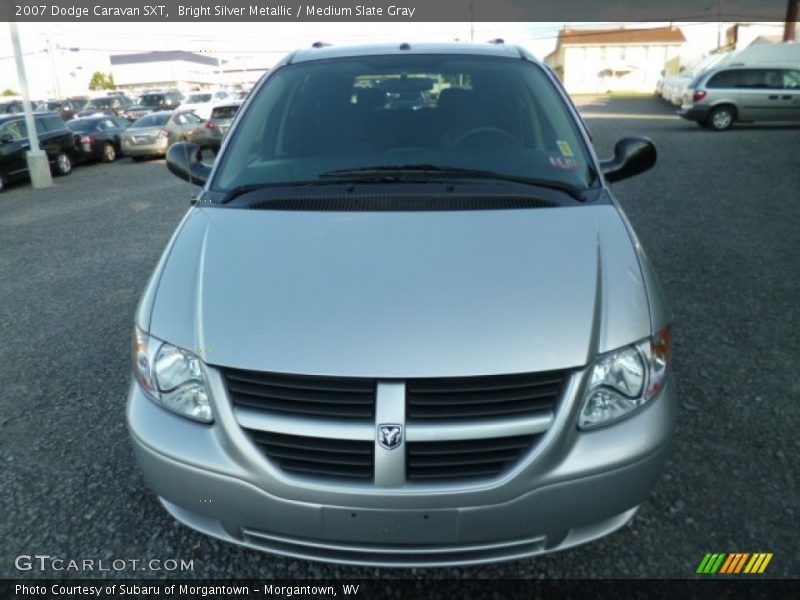 Bright Silver Metallic / Medium Slate Gray 2007 Dodge Caravan SXT