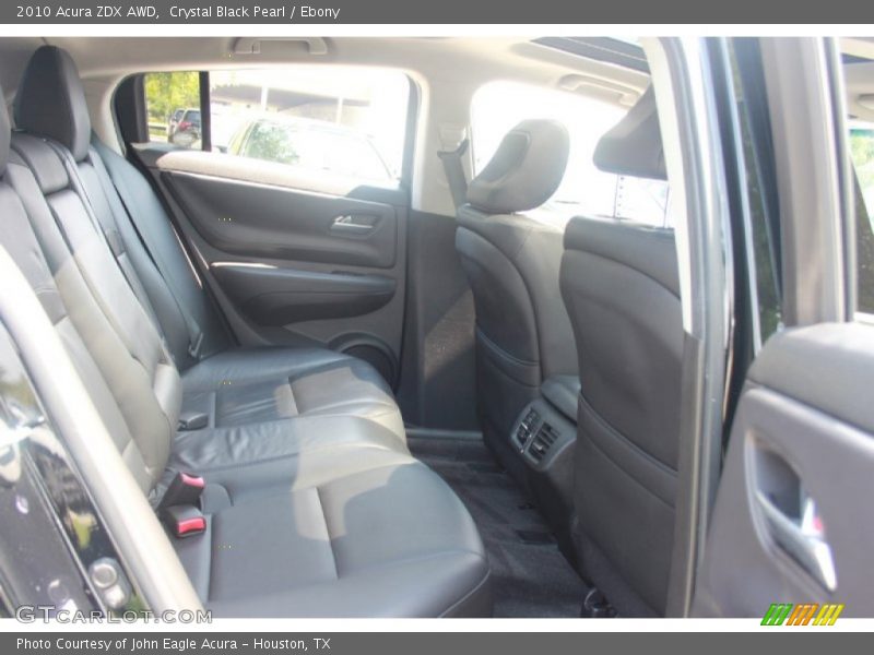 Crystal Black Pearl / Ebony 2010 Acura ZDX AWD