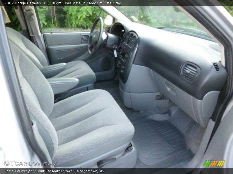 Bright Silver Metallic / Medium Slate Gray 2007 Dodge Caravan SXT