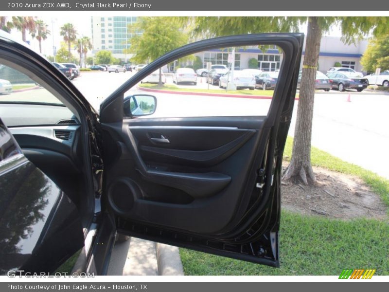 Crystal Black Pearl / Ebony 2010 Acura ZDX AWD