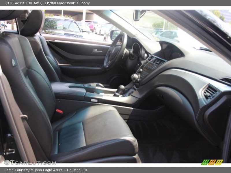 Crystal Black Pearl / Ebony 2010 Acura ZDX AWD
