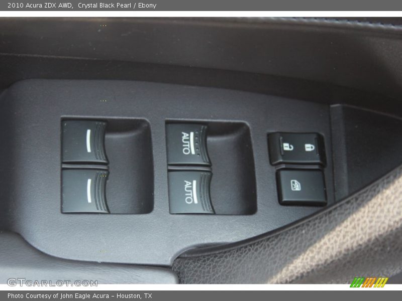 Crystal Black Pearl / Ebony 2010 Acura ZDX AWD
