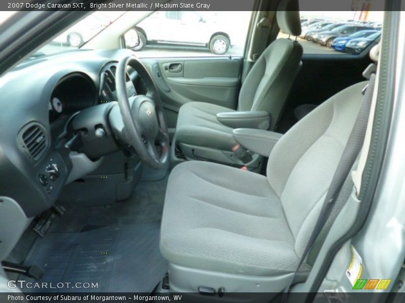 Bright Silver Metallic / Medium Slate Gray 2007 Dodge Caravan SXT