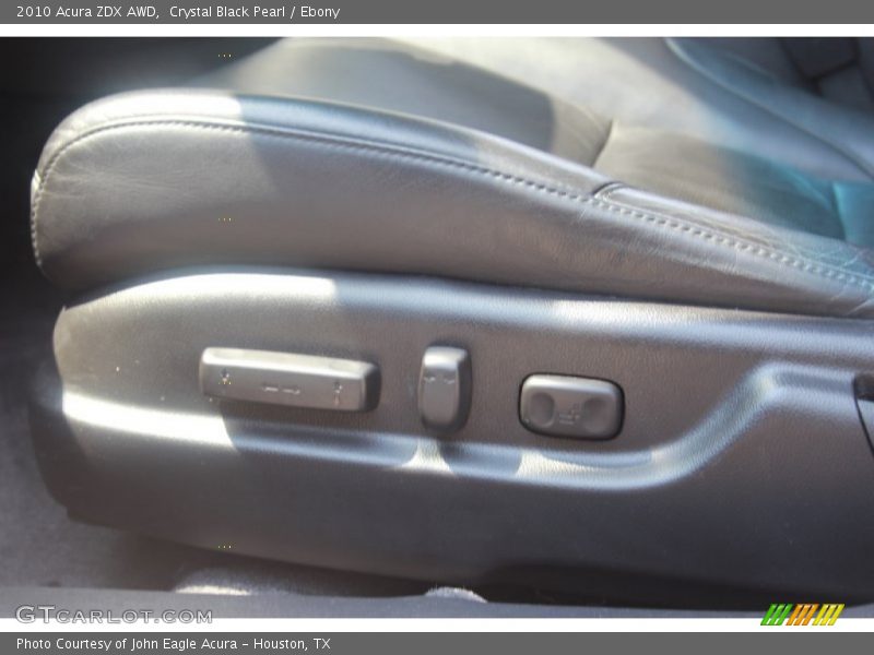 Crystal Black Pearl / Ebony 2010 Acura ZDX AWD