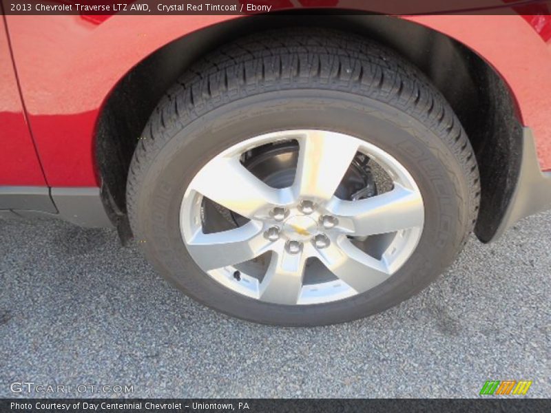 Crystal Red Tintcoat / Ebony 2013 Chevrolet Traverse LTZ AWD