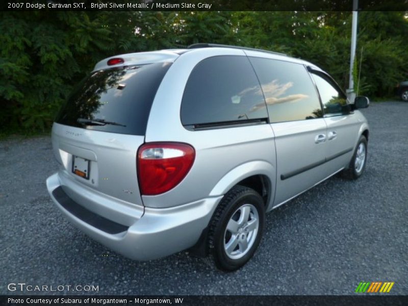 Bright Silver Metallic / Medium Slate Gray 2007 Dodge Caravan SXT